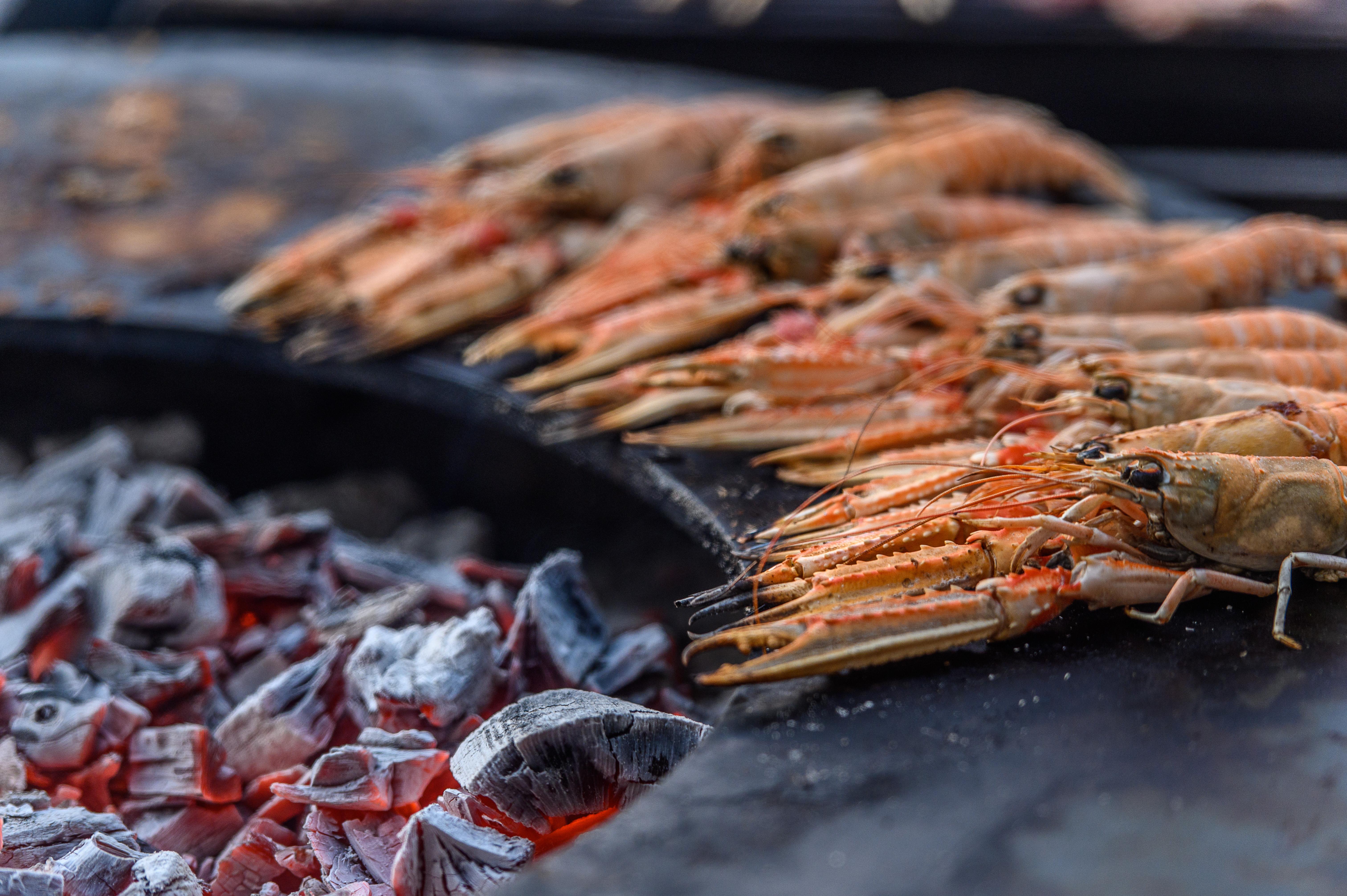 Minos Imperial Luxury Beach Resort & Spa Milatos Exterior photo Grilled prawns