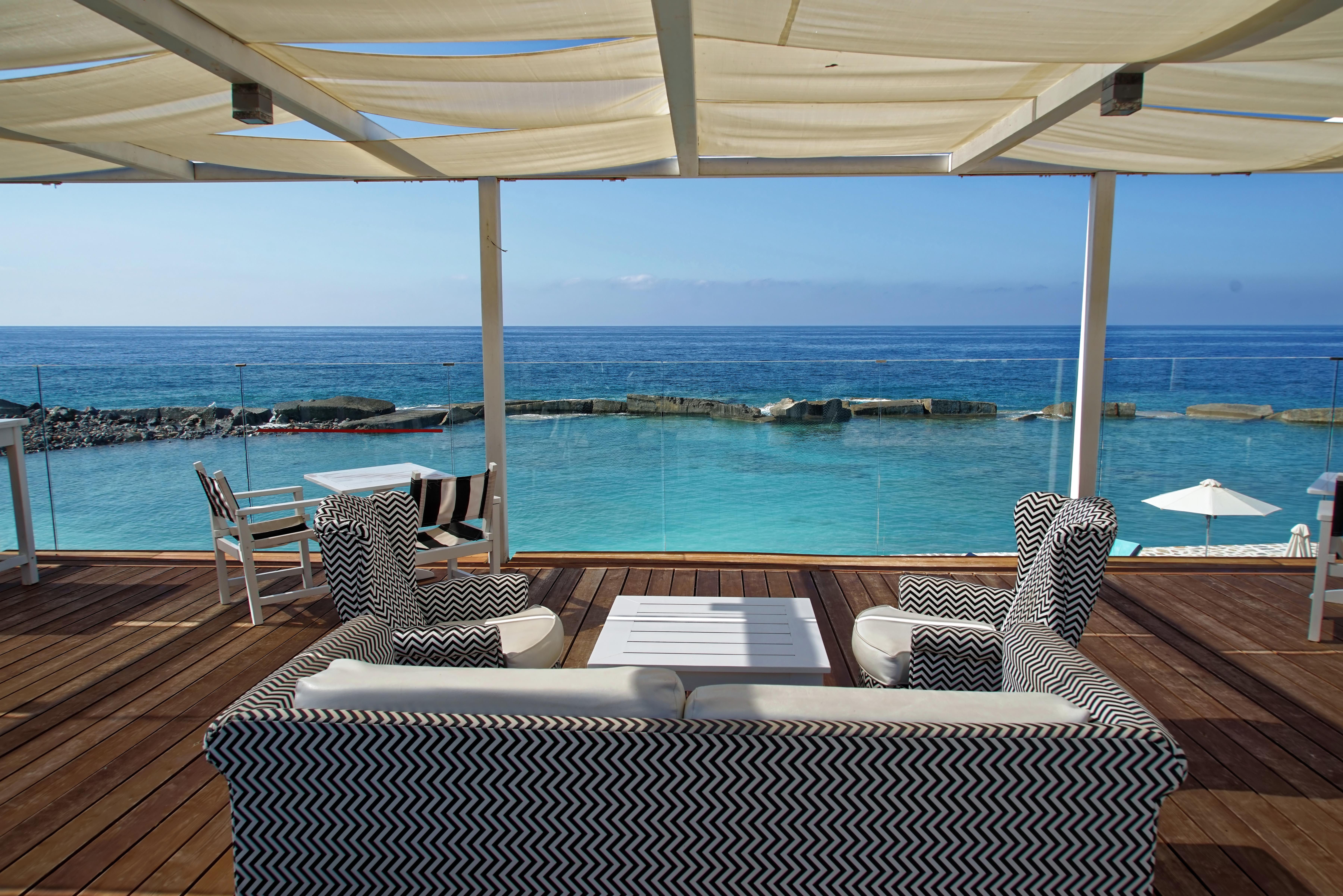 Minos Imperial Luxury Beach Resort & Spa Milatos Exterior photo View from the rooftop bar